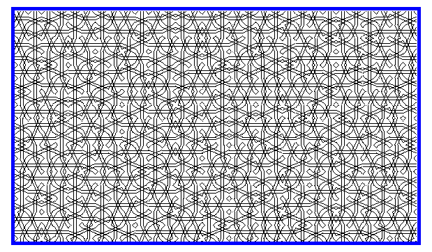 Ein Motiv mit 8 Zuständen (drehen, spiegeln), Zufallsbelegung