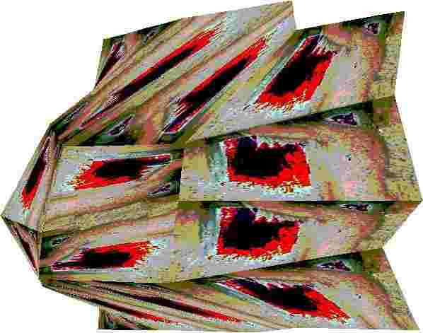 5-Punkt-Deformation eines 4 x 4 - LAYOUTs