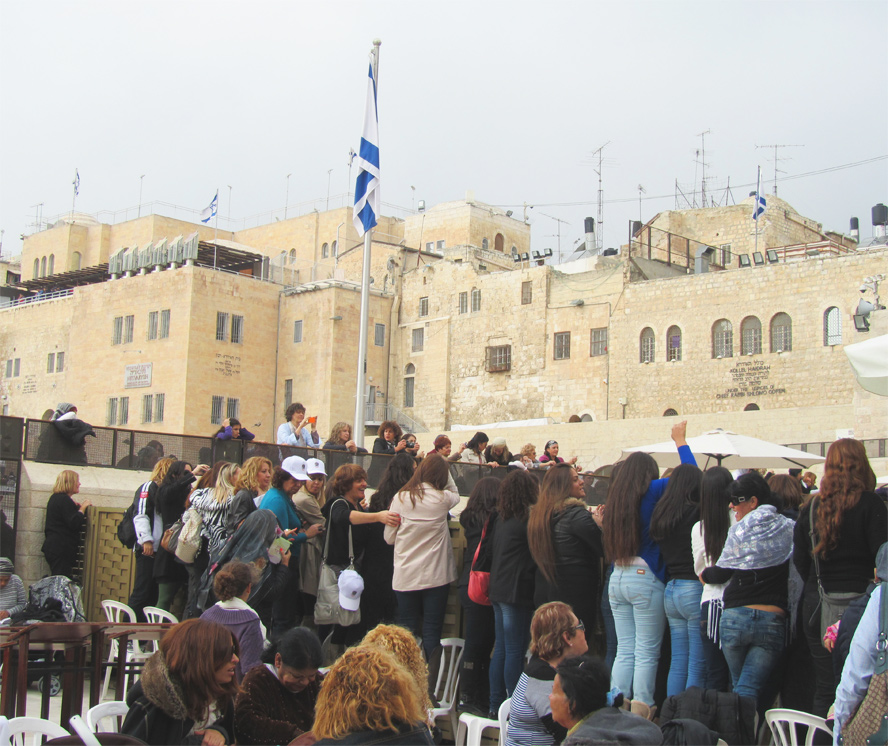Jerusalem - Klagemauer, Seite der Frauen