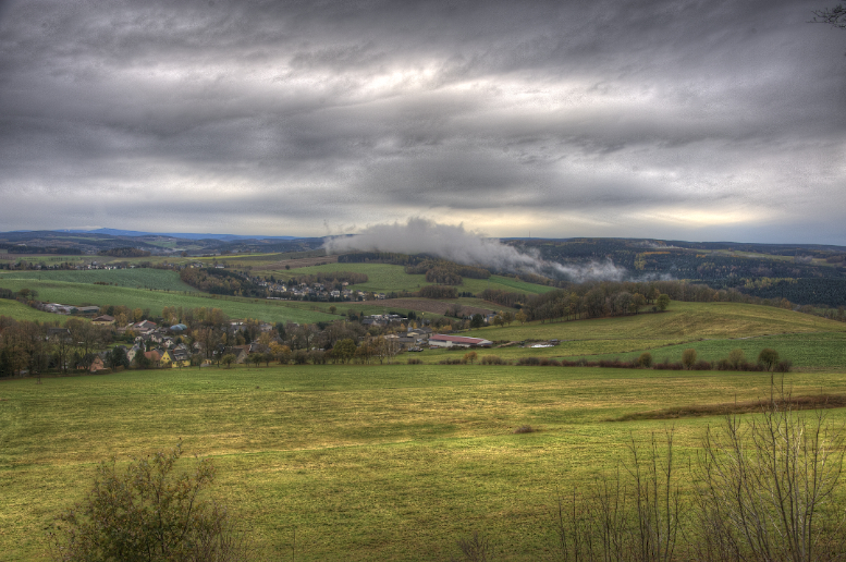 Sicht von der Dittersdorfer Höhe
