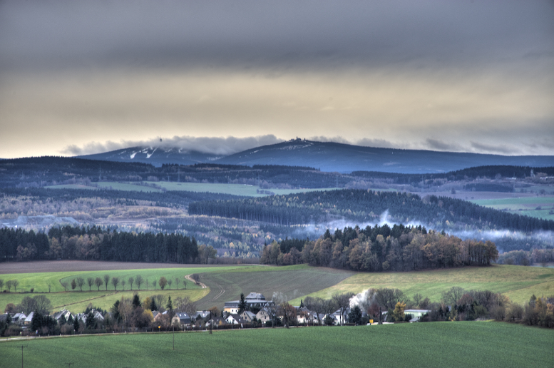 Sicht von der Dittersdorfer Höhe