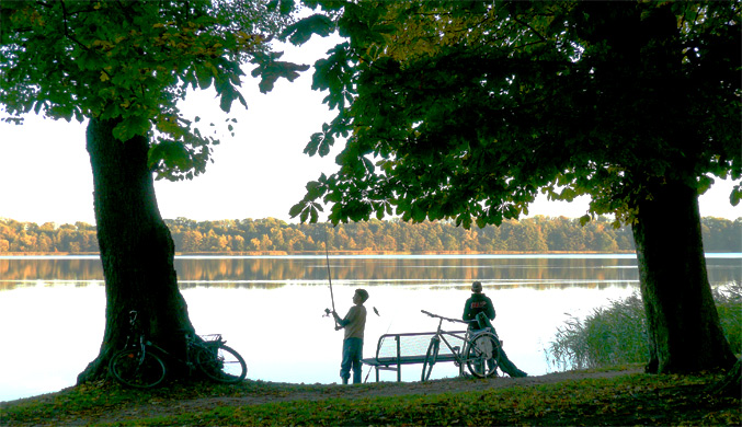 Angler am Dobbertiner See
