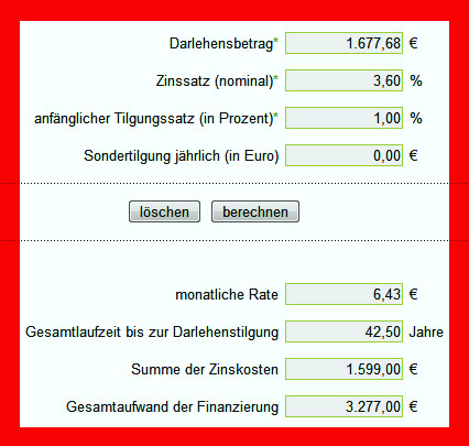 Tilgungsrechner
