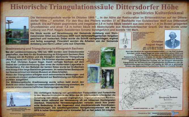 Historische Triangulationssäule