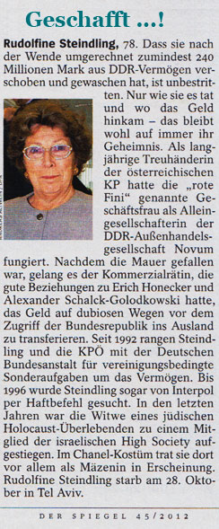 Rudolfine Steindling