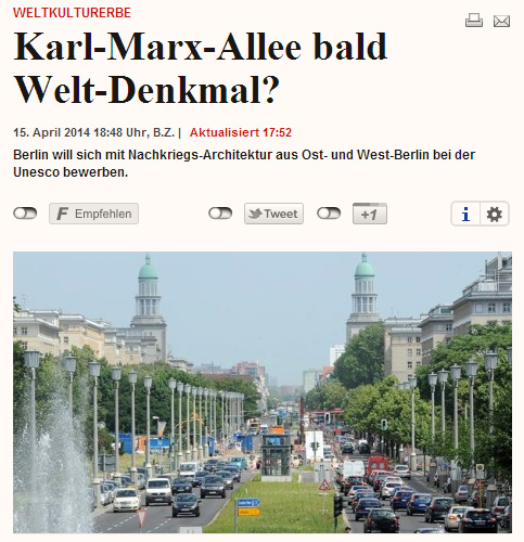 Weltkulturerbe Stalinallee