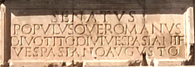 Bogen am Eingang zum Forum Romanum