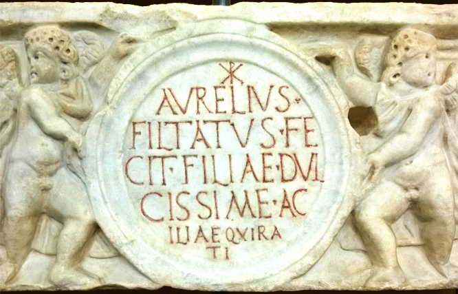 Grabinschrift, Vatican Museums