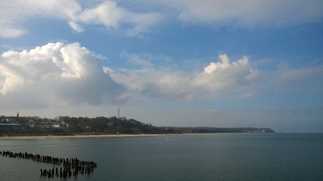 Heringsdorf, Sicht in Richtung Nordwest