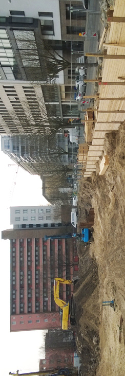 Neue Baustelle in der Alten Jakobstrasse