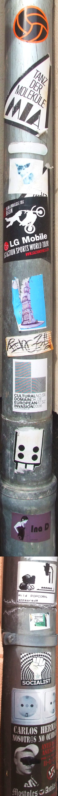 Aufkleber in Kreuzberg