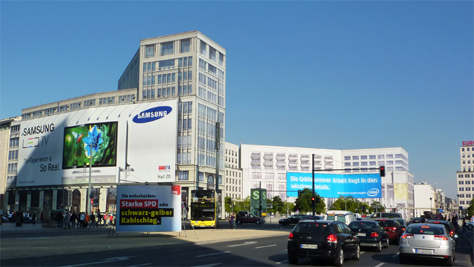 Gigantomanie am Leipziger Platz